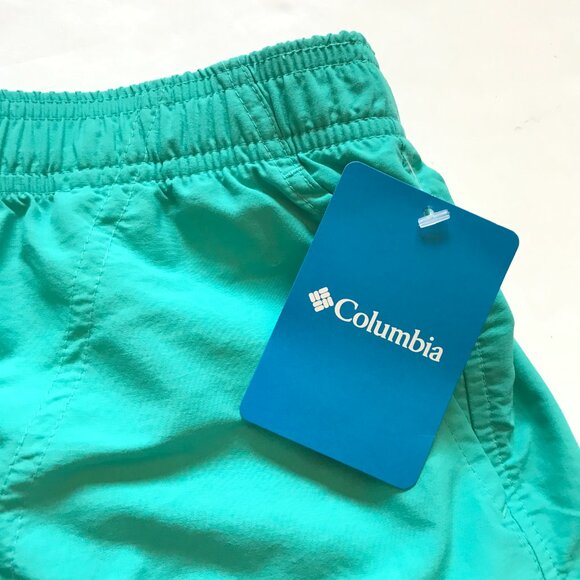 NWT Columbia Sandy River Regular Fit Shorts Womens Medium Teal Turquoise 3" NEW - Picture 6 of 14